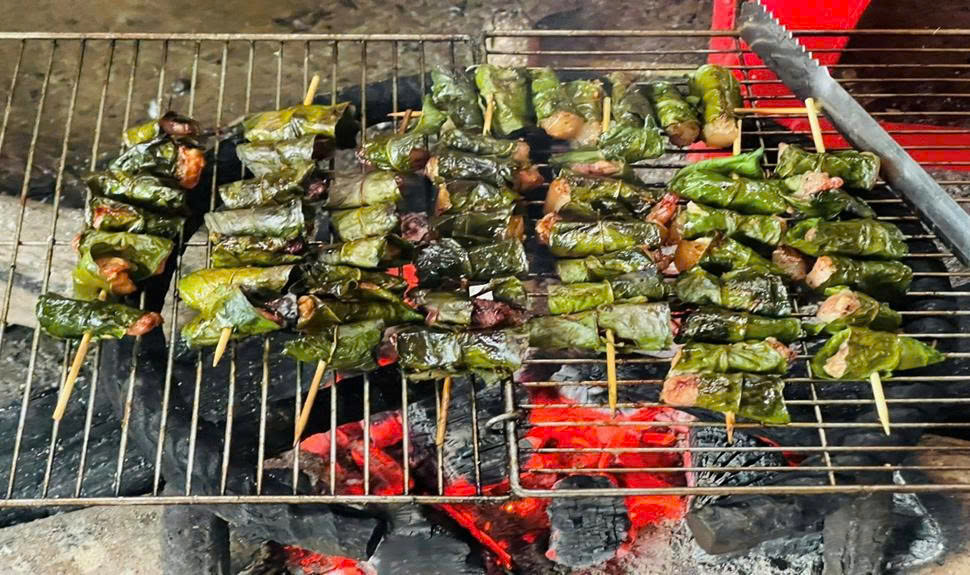 thịt xiên nướng