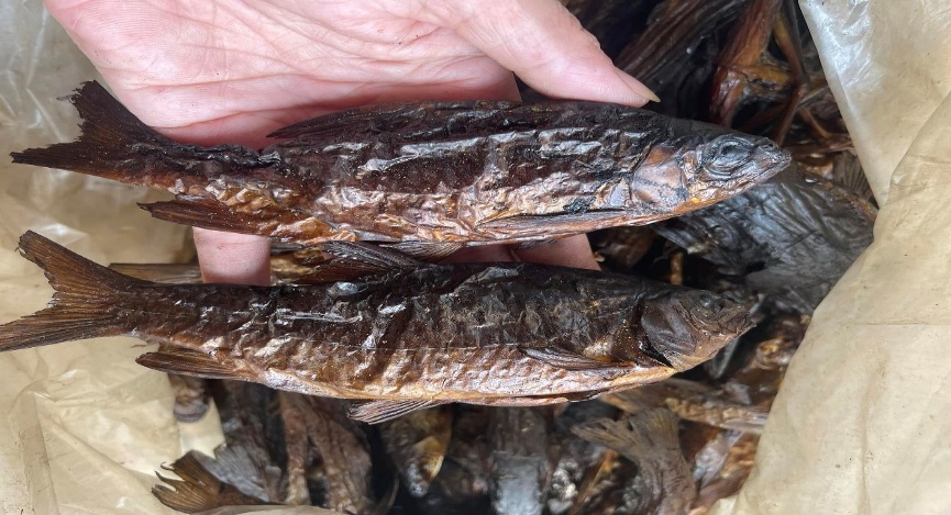 Cá suối sấy khô